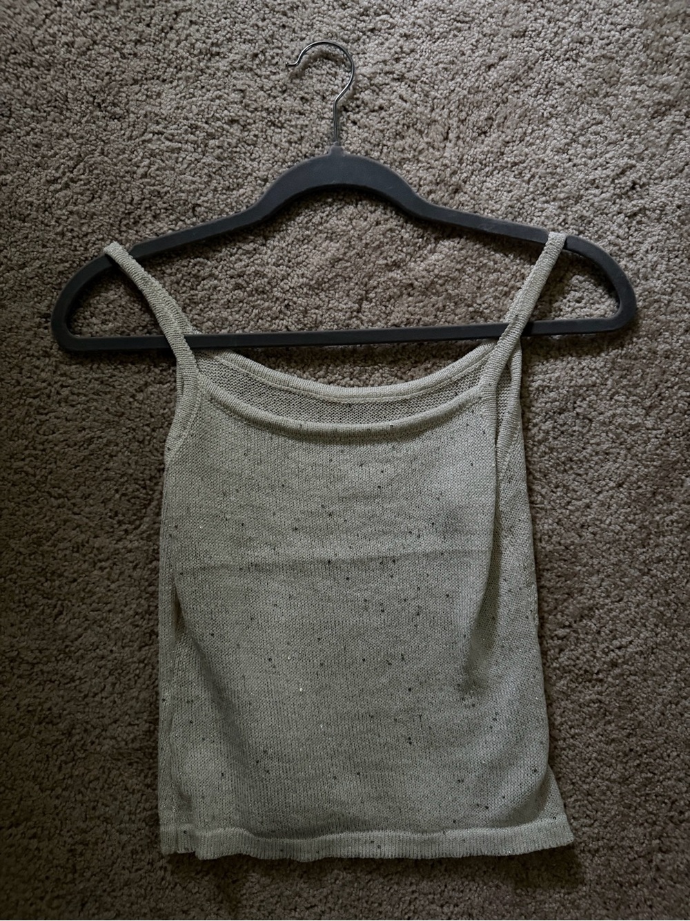 Women’s Cream Knit Tank Top - Lightweight Summer Layer